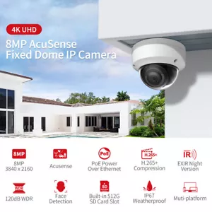 Hikvision 8MP DS-2CD2183G2-I oem Acusense POE IR IP67 Network IP Camera 4K Home - Picture 1 of 21