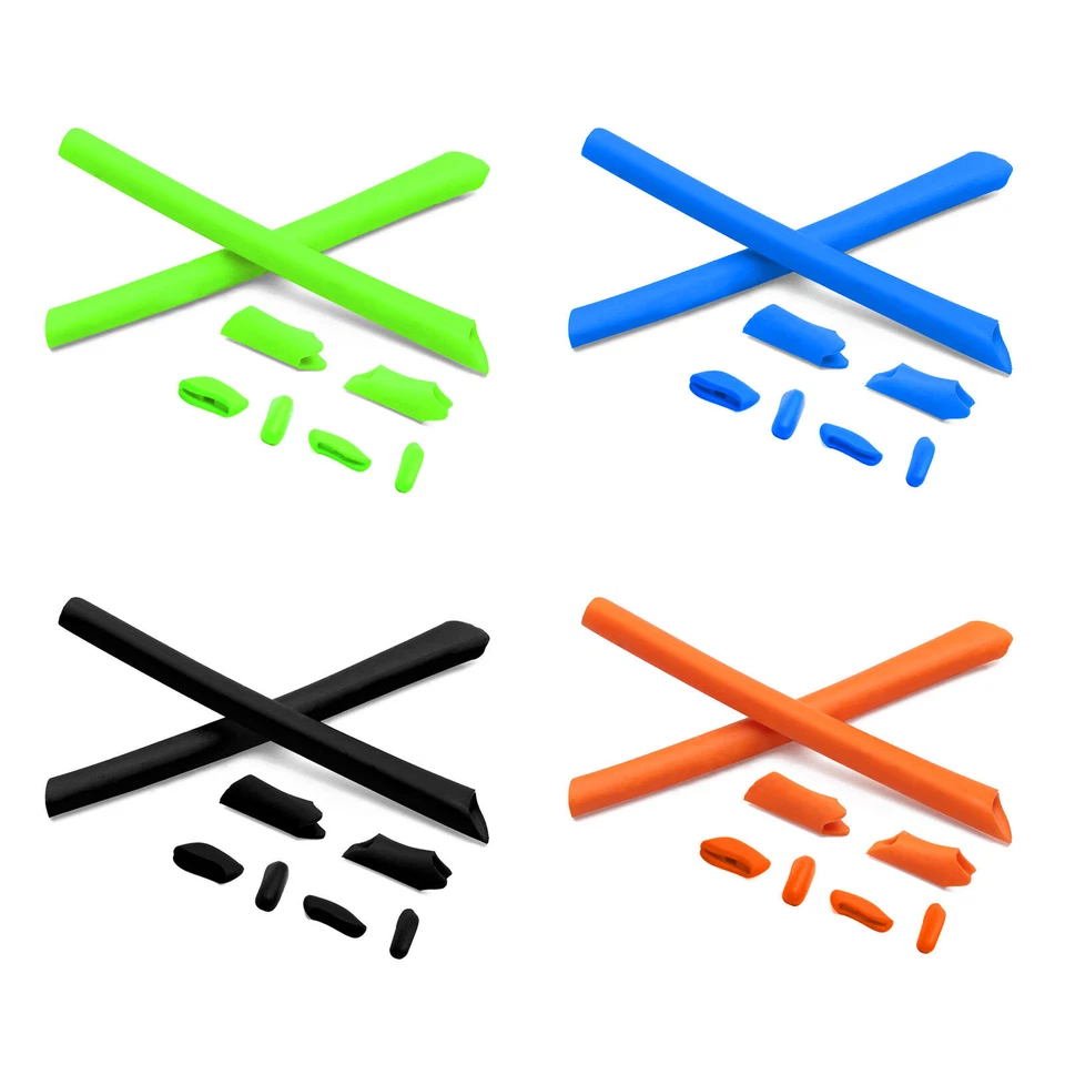 LENSOLOG Silicone Kit Replacement Ear Socks & Nose Pieces For-Oakley Half Jacket XLJ