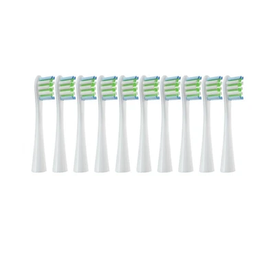 SODIAL 1X(10PCS Replacement Brush Heads for Oclean Flow/X/ X PRO/F1/ One/ Air 24977