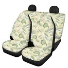 5-Seater Car Front Seat Cover Marine Animal Printed Cushion Cover Anti Fouling