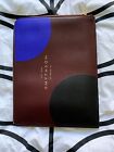 Smythson Of Bond St Leather Zip Folio Document Pouch. New Without Box RRP £395