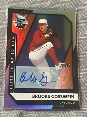 BROOKS GOSSWEIN 2021 Elite Extra Edition AUTO Autograph #124 White Sox - Image 1 of 3