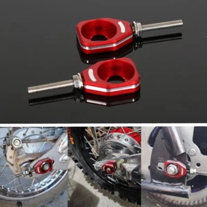 3D CNC Rear Chain Adjusters Tensioner Axle Blocks For HONDA CRF110F 2013-2024 - Picture 1 of 12