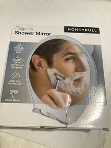 HONEY BULL FOGLESS SHOWER MIRROR 7"X7" - Picture 1 of 3