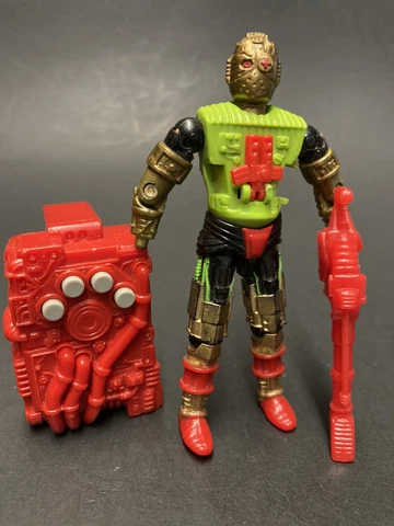 Vintage 1992 GI JOE ARAH Cobra Overkill Talking Battle  Figure w accessories Cover