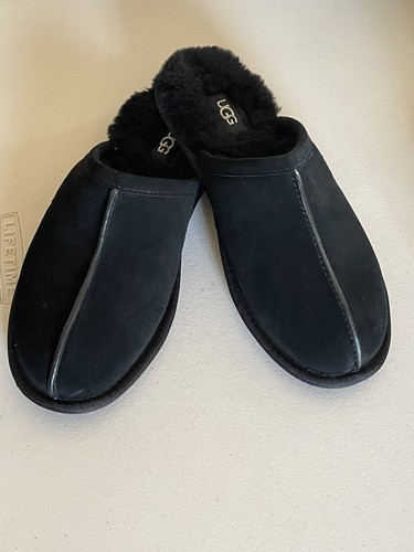 UGG PANTOFOLA DONNA PEARL SCUFF COLORE NERO US TAGLIA 11