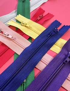18 Zoll normale geschlossene Reißverschlüsse (verschiedene Farben) - Bild 1 von 43