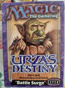 MTG Urza's Destiny Theme Deck Battle Surge OPENED Incomplete - Picture 1 of 2