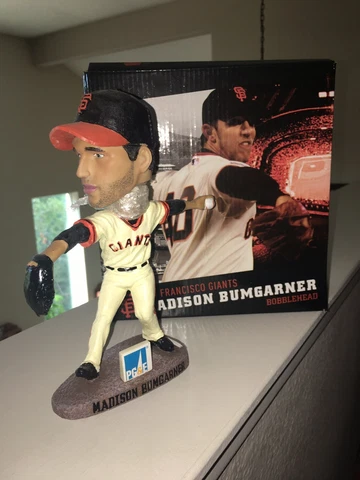 2012 SF Giants Madison Bumgarner Bobblehead San Francisco Arizona SGA NEW Dbacks Cover
