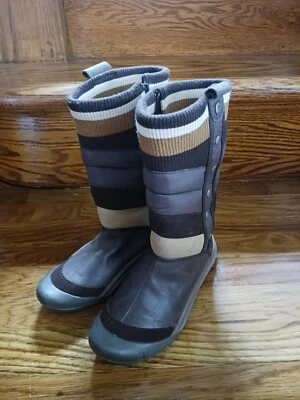 NEW Cushe De Luxe Mindy Women’s Sz 6 Brown Quilted Zip Up Puffy Winter Boots - Image 1 of 4