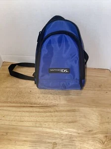 Nintendo DS Travel Carrying Case Mini Backpack Blue - Picture 1 of 5