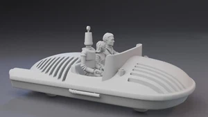 Fireball XL-5 - Space Car, 3 Figure Set Steve, Robert, Venus - 4 inches 3D Print - Picture 1 of 2