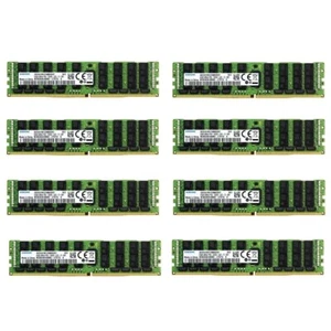 8pcs Samsung 64GB 2666MHz DDR4 4DRX4 PC4-21300 LRDIMM ECC RAM Server Memory - Zdjęcie 1 z 2