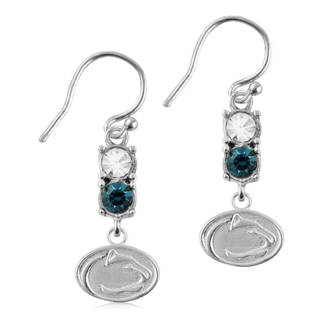 Women's Dayna Designs Penn State Nittany Lions Dangle Crystal Earrings Cover