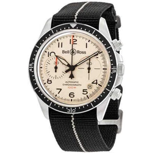Bell and Ross Chronograph Automatic Beige Dial Men's Watch BRV294-BEI-ST/SF - Picture 1 of 3