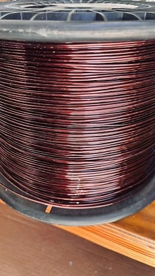 * Magnet Wire 12 Ga AWG Enameled Copper 50 Feet Coil Winding 1Lb Red Free Ship!* - Image 1 of 4