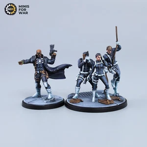 Nick Fury & SHIELD Agents - Marvel Crisis Protocol - [PINTADO] - Imagen 1 de 3