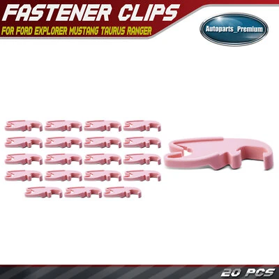 Retenedor de 20 clips de trinquete de cerradura de puerta de nailon para diestros para Ford Lincoln Mercury Foto 1 de 4