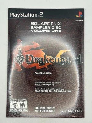Drakengard Playable Demo  Disc (PlayStation 2, 2003) - New - Image 1 of 2