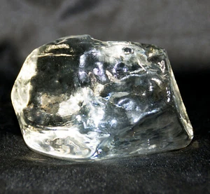 Raro Pisapapeles Antiguo Morgantown Moon Rock Ice Vidrio Transparente Gremio Coleccionistas - Imagen 1 de 11