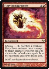 FIERY BOMBARDMENT X4 4 4X Eventide MTG Magic the Gathering Cards DJMagic
