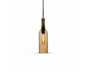 Lampadario a Sospensione Moderno da Soffitto Bottiglia con Portalampada 1xE14 - Foto 1 di 1