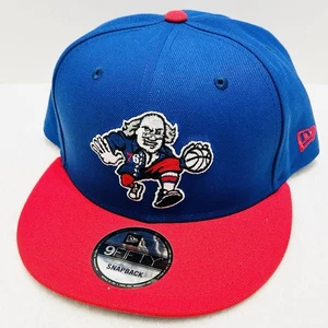 New Era Philadelphia 76ers Ben Franklin 9FIFTY Snapback Hat Cap Adjustable Blue - Picture 1 of 5
