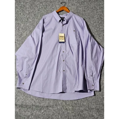 Camisa relajada de manga larga con botones Wrangler George Strait Collection para hombre 4XL Foto 1 de 4