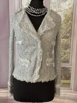 Chaqueta Suéter Monoreno Boucle, Mediana. Nuevo con etiquetas  Foto 1 de 4