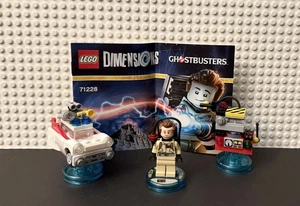 Lego Dimensions Ghostbusters Peter Venkman Level Pack 71288 Ecto-1 Complete - Picture 1 of 11
