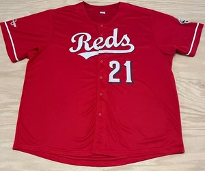 Herren Cincinnati Reds Hunter Greene Werbe-Trikot mit Knopfleiste Größe Erwachsene XL - Bild 1 von 19