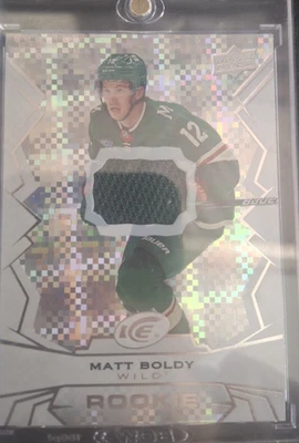2022-23 Upper Deck Ice - Rookies Jerseys Matt Boldy #106 (RC) MEM - Image 1 of 2