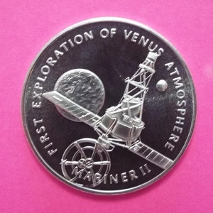 1970 MARINER-II "First Exploration of Venus Atmosphere" Sterling Silver Round - Picture 1 of 12