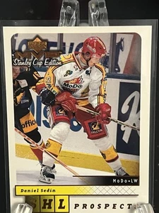 DANIEL SEDIN--1999-00 UPPER DECK MVP SCE--SHL PROSPECTS--CANUCKS--FREE SHIPPING - Picture 1 of 2