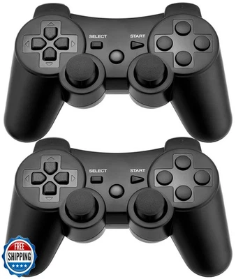 Ceozon PS3 Controller Wireless 2 Pack Gamepad Compatible for PS3 Remote Joyst - Image 1 of 4