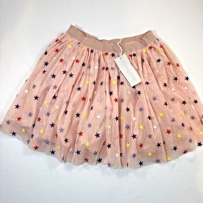 Stella McCartney Niños - Falda de Tul Rosa con Estrellas Bordadas 14+ (NUEVA con Etiquetas) Foto 1 de 4