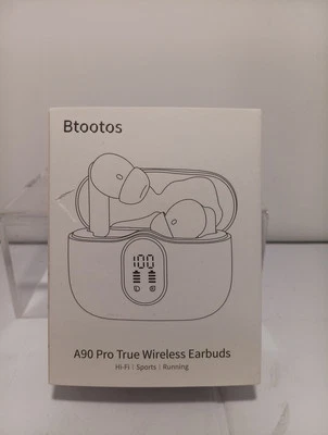 Auriculares inalámbricos verdaderos Btootos A90 Pro con estuche de carga blancos - Imagen 1 de 3