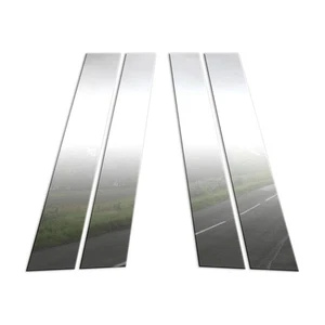 4p Pillar Post Covers fits 2012-2015 Honda Civic 4 Door by Brighter Design - Picture 1 of 6