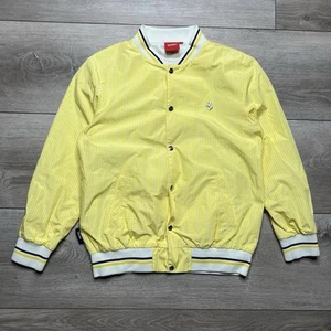 Vintage Ferrari Authentic Youth Yellow Houndstooth Kids 12Y Bomber Jacket - Picture 1 of 6