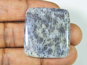 Natural Dendrite Opal Octagon Shape Healing Crystal Loose Gemstone 32X35MM - Picture 1 of 7