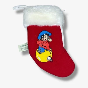 Vintage 1986 An American Tail Fievel McDonald's Sears Christmas Stocking - Picture 1 of 5