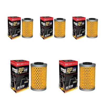 Paquete de 5 filtros de aceite RP para Husaberg FC450 2005-2006 Foto 1 de 2