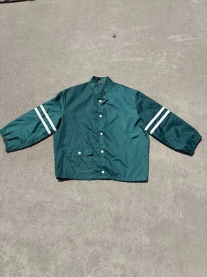 Vintage 70s Button Snap Wind Breaker Men’s Size Xl Made In USA  - Image 1 of 4