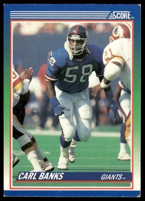 1990 Score #91 Carl Banks New York Giants - Image 1 of 2