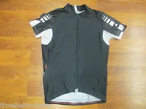 ASSOS SHORT SLEEVE FULL ZIP CYCLING JERSEY BLACK LARGE - Picture 1 of 5