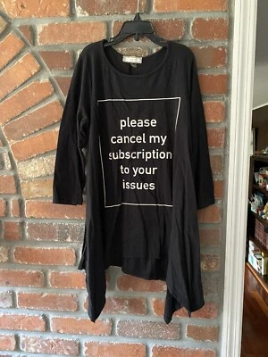 Vestido Soprano Logo Niños Niñas Negro Elástico Algodón Talla XL 8-12 Foto 1 de 4