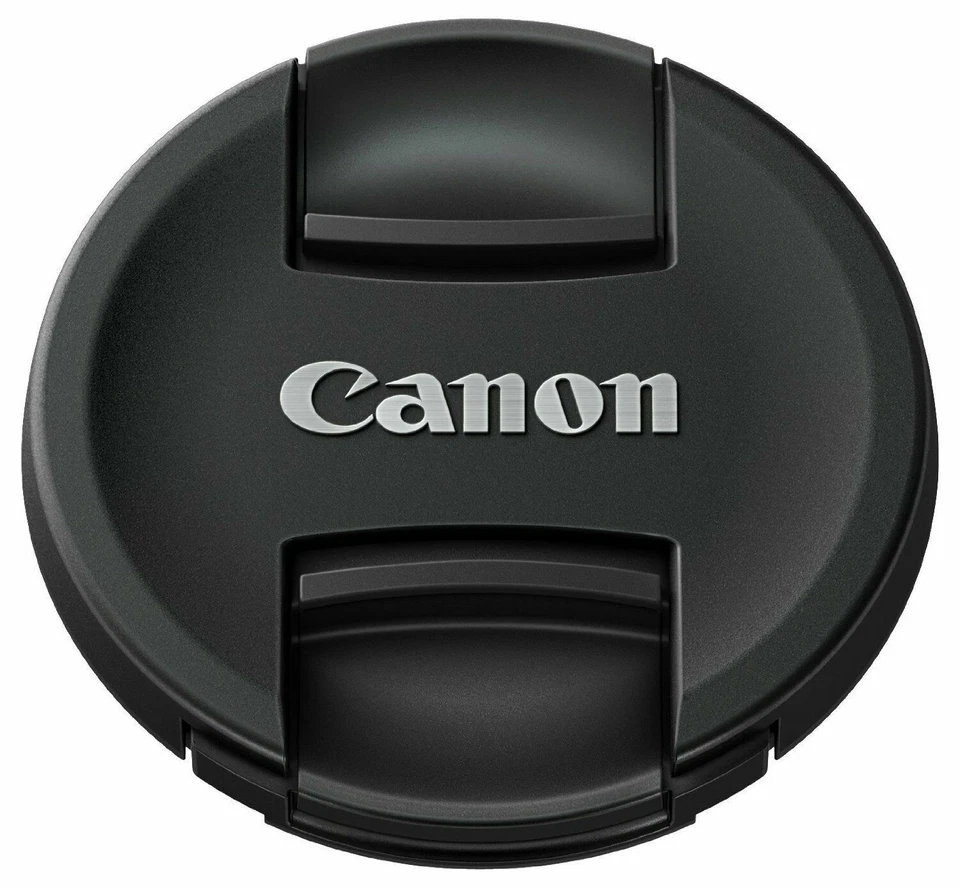Genuine Canon E-55  55mm Front Lens Cap clip on Canon 55mm lens cap  - Image 1 of 1