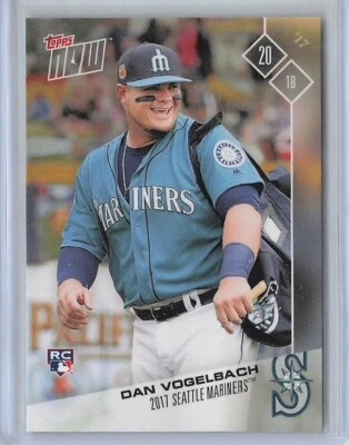 2017 Topps Now #OD-204 Dan Vogelbach Seattle Mariners RC - Image 1 of 2