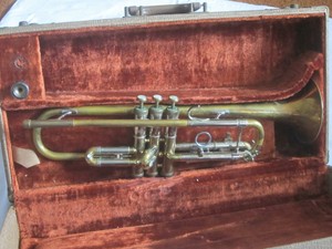 Vintage Trumpet Olds Recording 232575 w/ Original Case