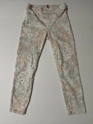 Spanx Denim Jeans Floral Print Stretchy Pull on Pants Tummy Control S/P Women’s - Image 1 of 4